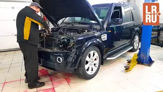 Снимаем кузов с Land Rover Discovery