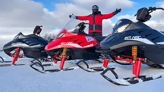 New sleds Atlas - gas and electric!