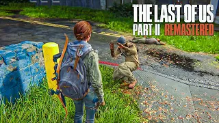 The Last of Us 2 Remastered PS5 - Near Perfect Stealth Aggressive Kill (Grounded) 60FPS Capitol Hill