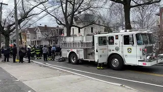 RAW VIDEO: Firefighters respond to fire on Orchard Street in New Haven