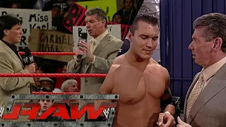 Vince McMahon Announces Taboo Tuesday (Randy Orton and Mr.McMahon Backstage Segment) RAW Sep 20,2004