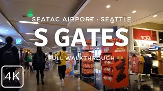 The S Gates at Sea-Tac International Airport | Seattle WA Washington Walking Tour