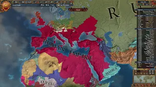 EU4 Florence to Tuscany to Italy to Roman Empire Timeline [Ironman] [Mare Nostrum achievement]