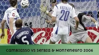 Cambiasso vs Serbia & Montenegro World Cup 2006