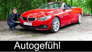 2016 BMW 4 Series Convertible 4er Cabriolet FULL REVIEW test driven 428i - Autogefühl