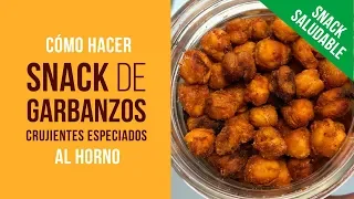 Snack Saludable de Garbanzos Especiados al Horno Ricos en Proteínas #RealFood Evita Ultraprocesados