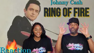 FIRST TIME HEARING JOHNNY CASH "RING OF FIRE" REACTION | Asia and BJ