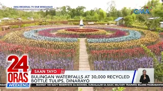 Bulingan Waterfalls at 30,000 recycled bottle tulips | Parola nilinis | 24 Oras Weekend