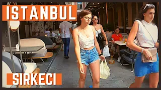 Turkey Istanbul Walking Tour | SIRKECI Istanbul City Center 2021 | 4k UHD 60FPS | SUMMER JULY 2021