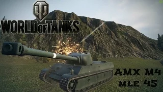 World of Tanks Gameplay:  AMX M4 mle. 45 Review