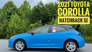 2021 Toyota Corolla SE Hatchback Full Review