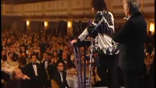 Queen accept award Rock and Roll Hall of Fame inductions 2001