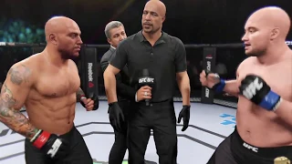 Joe Rogan vs. Dana White (EA Sports UFC 2) - CPU vs. CPU - Crazy UFC 👊🤪