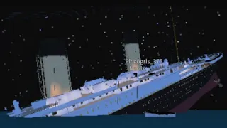 Мини фильм " Гибель R. M. S. Titanic " | РОБЛОКС МИНИ ФИЛЬМ