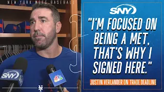 Justin Verlander on trade deadline: 'I'm focused on being a Met' | Mets Post Game | SNY