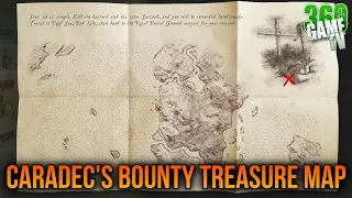 Skull and Bones Caradec's Bounty Map Treasure Guide (Three Locations!) - High Seas Heist Contract