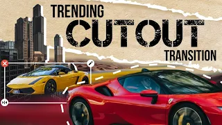 Instagram Trending Cutout Transition | 📸TikTok Trend Editing Tutorial (InShot Tutorial)