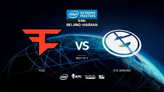 FaZe vs Evil Geniuses - IEM Season XIV: Beijing - map2 - de_inferno [Smile & CrystalMay]