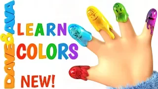 🤩 Finger Family Colors – Nursery Rhymes for Kids - Learn Colors with Dave and Ava🤩