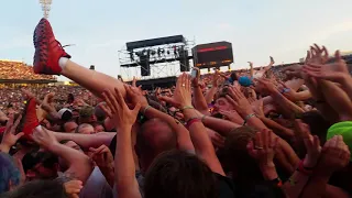 Shit was nutz in the crowd while Godsmack jammed at 2018 Rock on Range