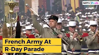 French Army Marches At Kartavya Path On Republic Day, Rafale Jets Fly Past | Republic Day Parade