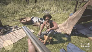 I was about to kill an NPC but then he said This - RDR2