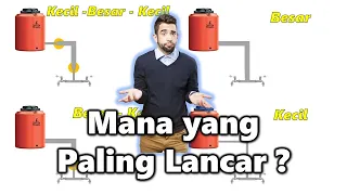 Ukuran pipa mana yang bikin air paling lancar?