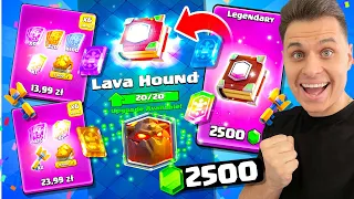 Kupiłem LEGENDARNĄ KSIEGĘ za 2.500 GEMÓW! LAVA na MAX lvl ! ( Update w Clash Royale! )