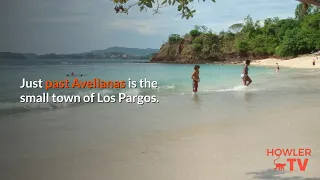 Famous reef break Playa Negra Guanacaste Costa Rica