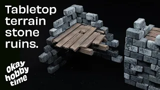 How to make stone ruins tabletop terrain