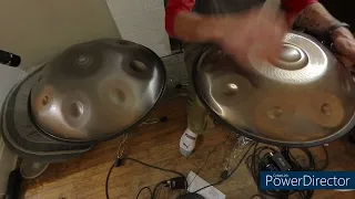 Rick Kloog Rough edit Pansamith Handpan practice  F# minor Pygmy 16