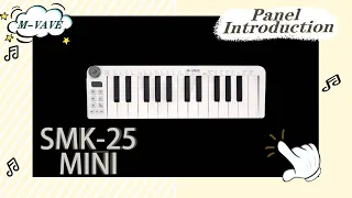 Panel Introduction - SMK-25 MINI Portable Midi Keyboard