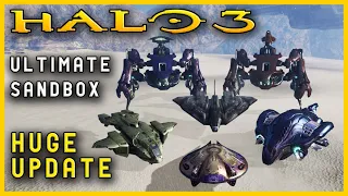 Halo 3 PC - The BIGGEST Sandbox Mod Update! (SCARAB, SERAPH, LONGSWORD)