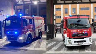 Italian Fire Service - Milan Central Fire Station Turnouts X2!