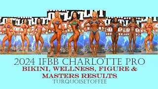 2024 IFBB Charlotte Pro Bikini, Wellness, Figure and Masters Results