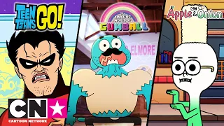 Gumball + Alma és Hagyma + Tini titánok, harcra fel! | Énekelj! | Cartoon Network