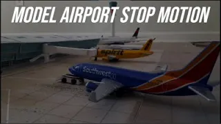 Model Airport Stop Motion | Delta A330 Departure