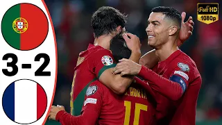 Portugal vs France 3-2 | Ronaldo Brace EURO Qualifiers Highlights & All Goals | Portugal Last Night