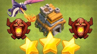 Max Th8 getting 3 star by a Champion Th7!!! II Mass Dragon Attacks II 2020