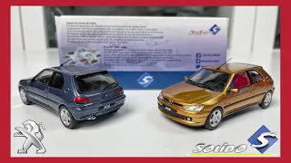 1:43 Peugeot 306 S16 (Blue & Yellow) - Solido [Unboxing]