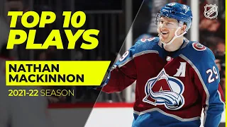 Top 10 Nathan MacKinnon Plays from 2021-22 | NHL