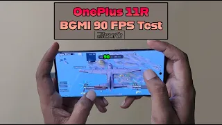 OnePlus 11R BGMI 90FPS Test Telugu || FPS Battery Drain and Heating