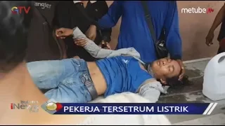 Pekerja Tersetrum Hingga Terjatuh saat lakukan Perbaikan Kabel Listrik PLN - BIP 16/07