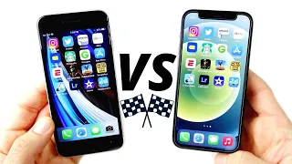 iPhone SE 2020 vs iPhone 12 Mini Speed Test