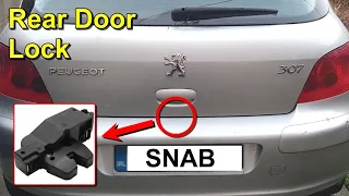 How to Replace the Rear Door Lock Mechanism - Peugeot 307 Hatchback