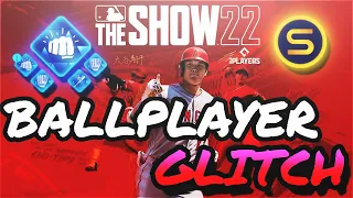 (UPDATE) BALLPLAYER GLITCH! GLITCH for FREE AND XP IN MLB 22 THE SHOW!!!  Rank Up Your CAP MLB 22