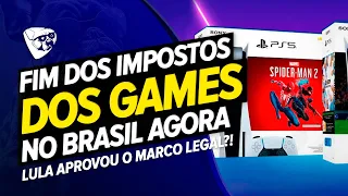 FIM DOS IMPOSTOS Dos Games! PS5 Por MENOS De R$3000! LULA APROVOU O Marco Legal?! Baixou TUDO!