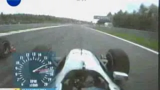 Mika Hakkinen overtakes  Michael Schumacher in Spa 2000 f1 - the best overtaking ever