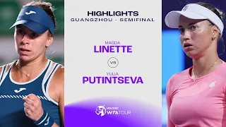 Magda Linette vs. Yulia Putintseva | 2023 Guangzhou Semifinal | WTA Match Highlights