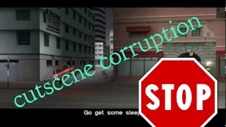 GTA: Vice City Cutscene Corruption Glitch